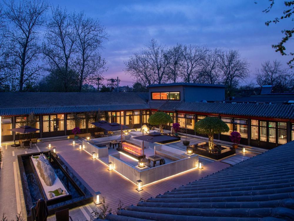 Yunju Hotel Beijing Yonghe Palace Guijie Siheyuan Exterior photo